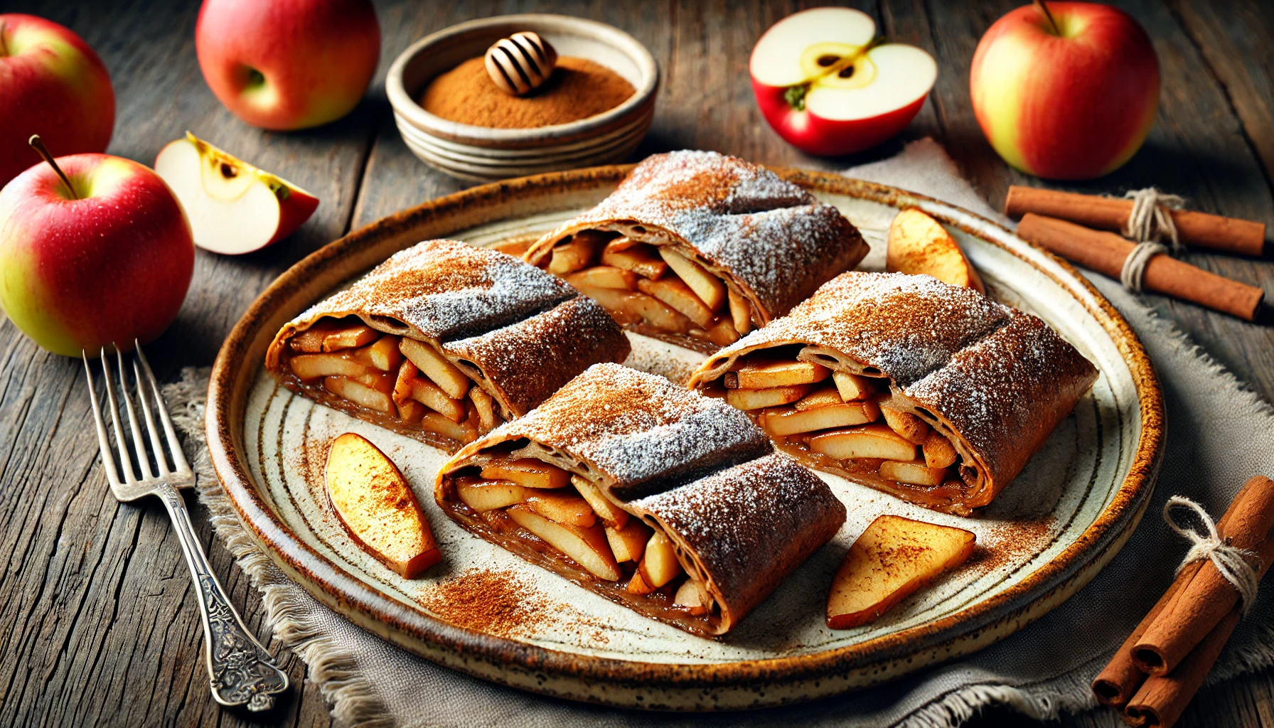 Ragi Apple Strudel and its nutritional information