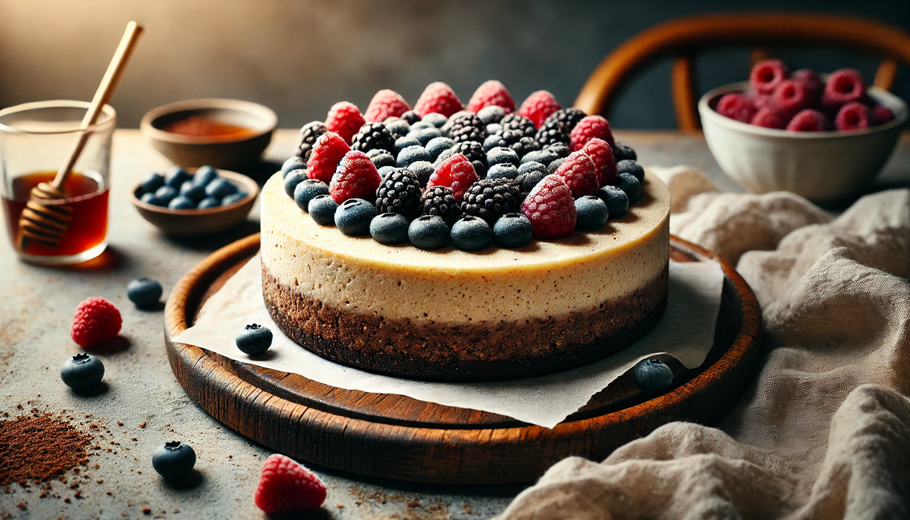 Ragi Cheesecake (No Bake) and Its Nutritional Information