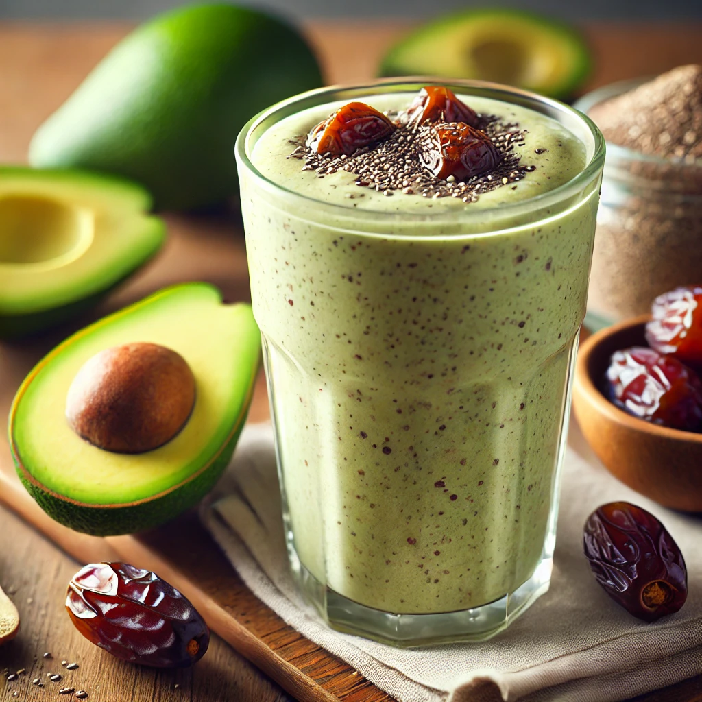 Ragi Smoothie with Avocado & Dates and Its Nutritional Information